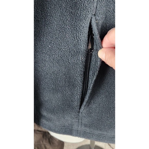 Columbia Women’s Fleece Jacket Black Full Zip Jacket Size Large - Picture 4 of 6